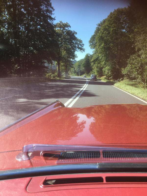 Auf dem Weg zum Nationalen Auto Museum